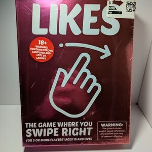 Likes Swipe Right Card Game